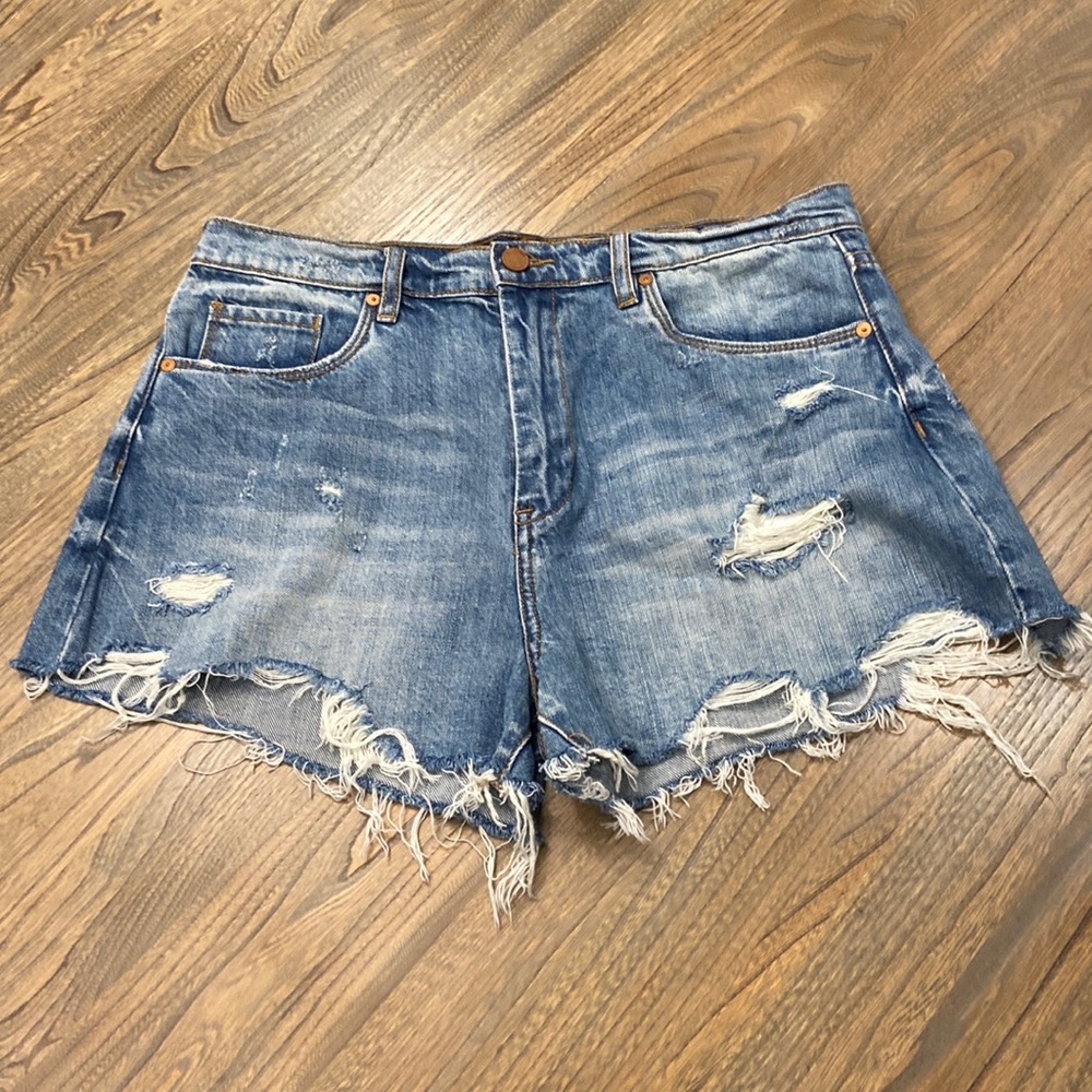 Blank NYC Distressed Jean Shorts